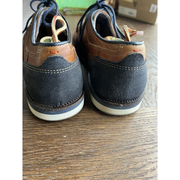 new bull boxer presslee oxford leather brown men lace up shoes casual 41 us 8